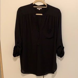 Pleione Black Blouse